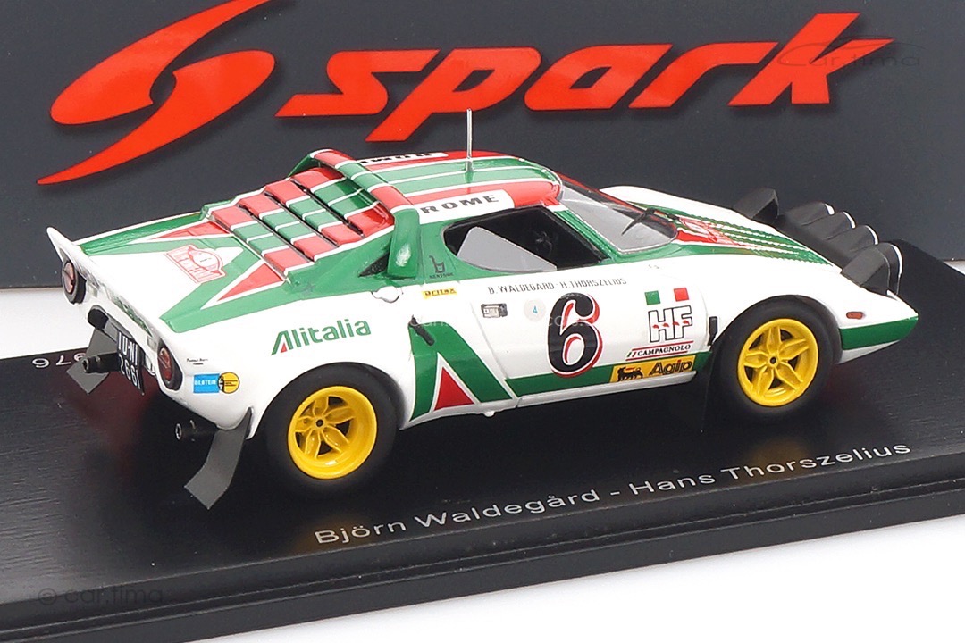 Lancia Stratos HF Rally Monte Carlo 1976 Waldegard/Thorszelius Spark 1:43 S9083