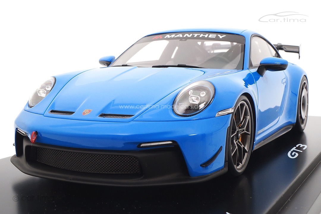 Porsche 911 (992) GT3 Manthey Kit Sharkblue Spark 1:18 WAP0213020TGT3