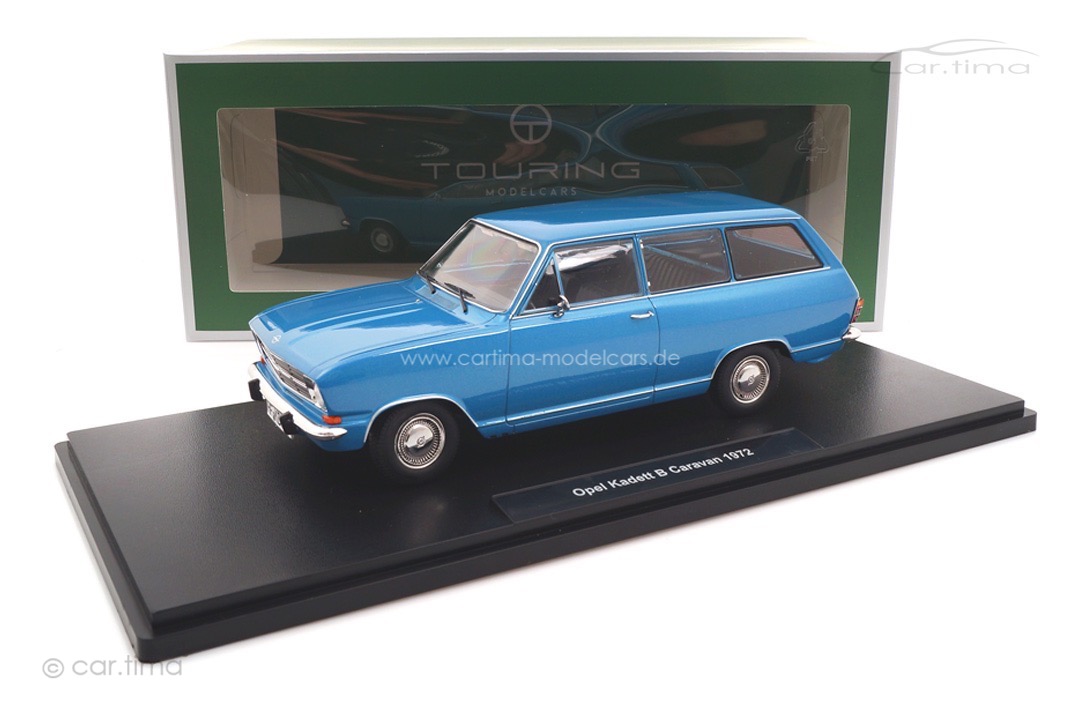 Opel Kadett B Caravan Sierra Monza Blue met. Touring 1:18 18048105