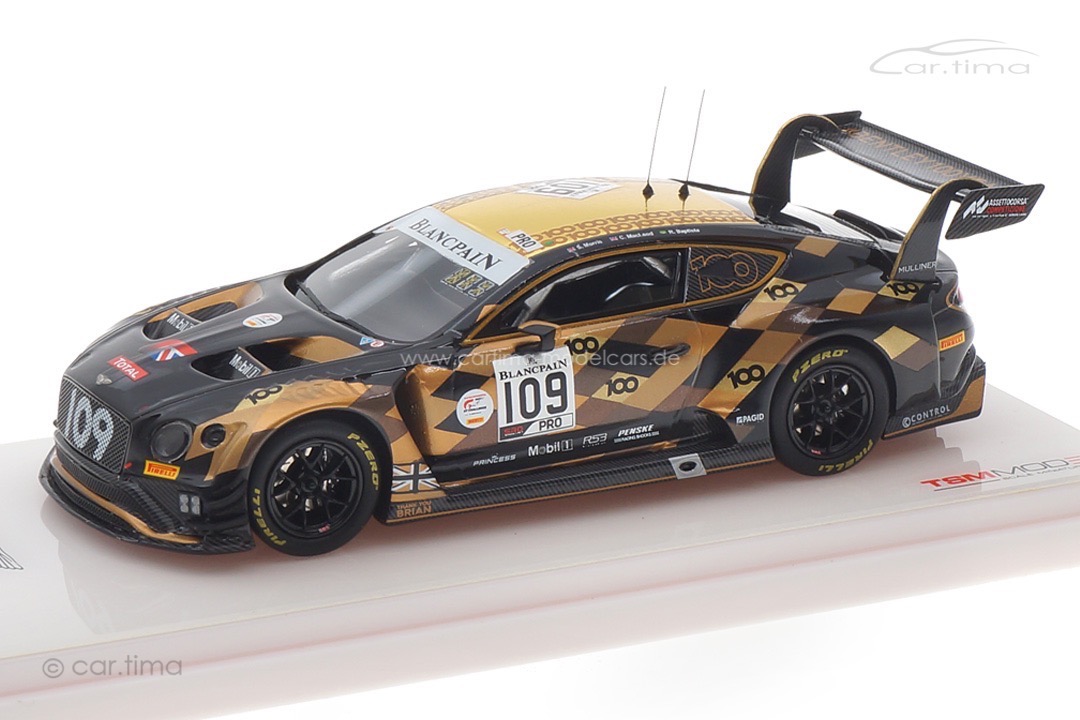 Bentley Continental GT3 24h Spa 2019 Baptista/MacLeod/Morris TSM 1:43 TSM430491 Bentley Continental GT3 24h Spa 2019 Baptista/MacLeod/Morris TSM 1:43 TSM430491
