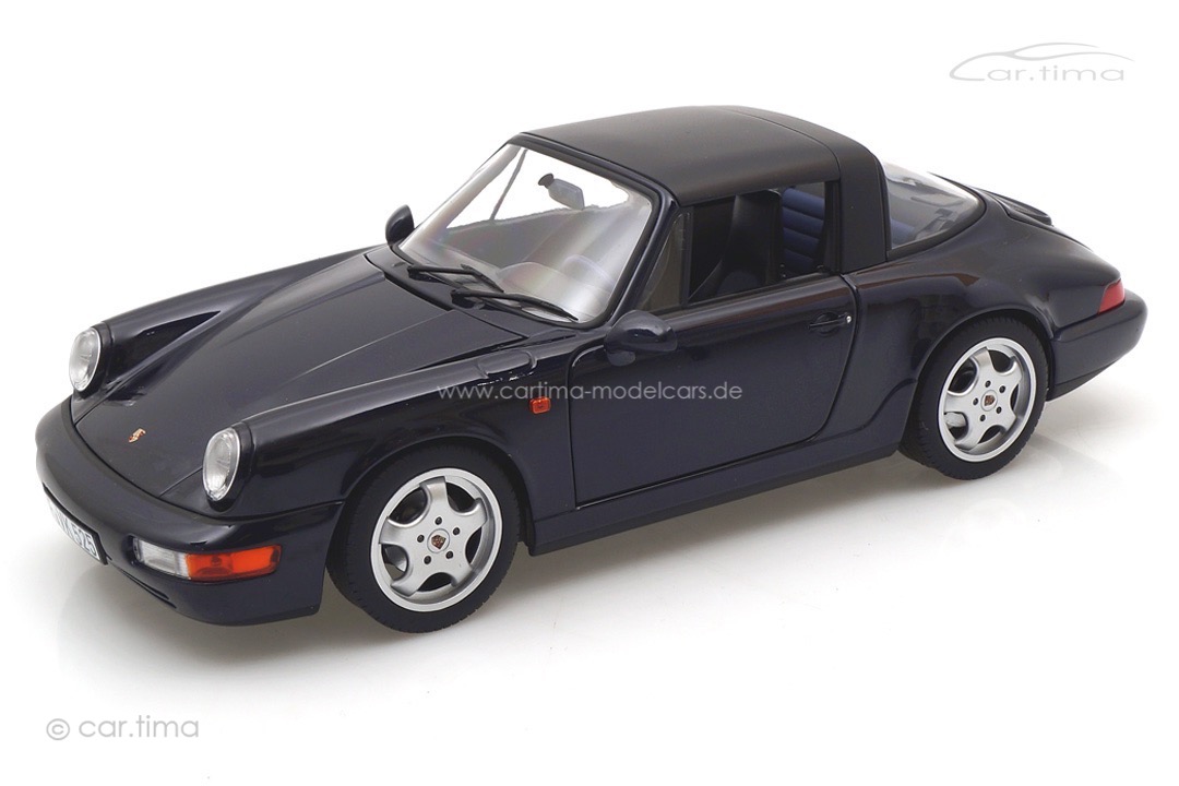 Porsche 911 (964) Carrera 4 Targa 1991 Nachtblau Perlcolor Norev 1:18 187340 Porsche 911 (964) Carrera 4 Targa 1991 Nachtblau Perlcolor Norev 1:18 187340