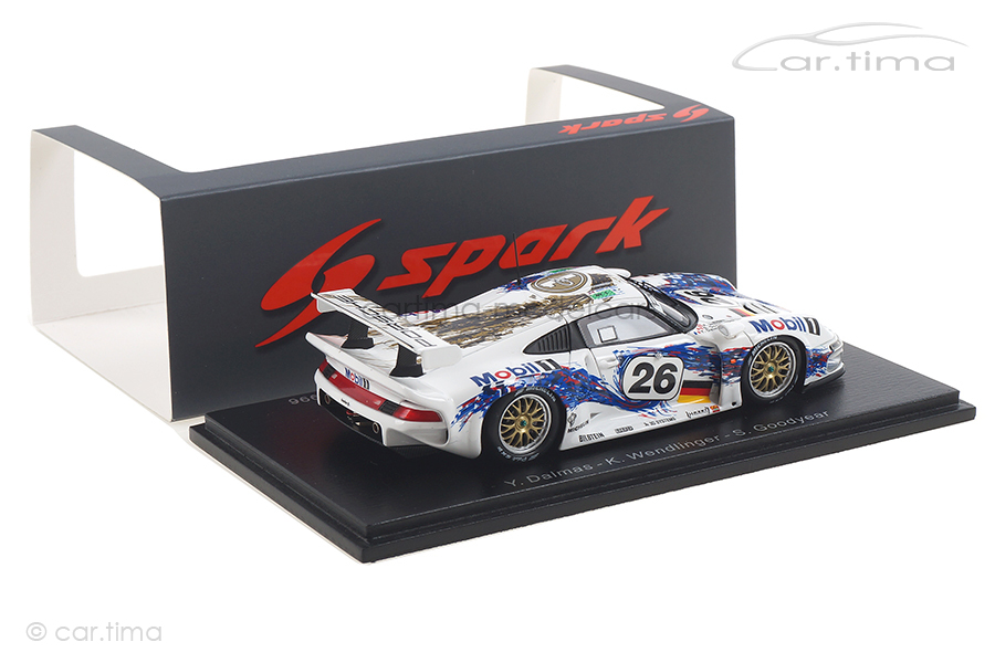 Porsche 911 GT1 24h Le Mans 1996 Dalmas/Goodyear/Wendlinger Spark 1:43 S5603 Porsche 911 GT1 24h Le Mans 1996 Dalmas/Goodyear/Wendlinger Spark 1:43 S5603