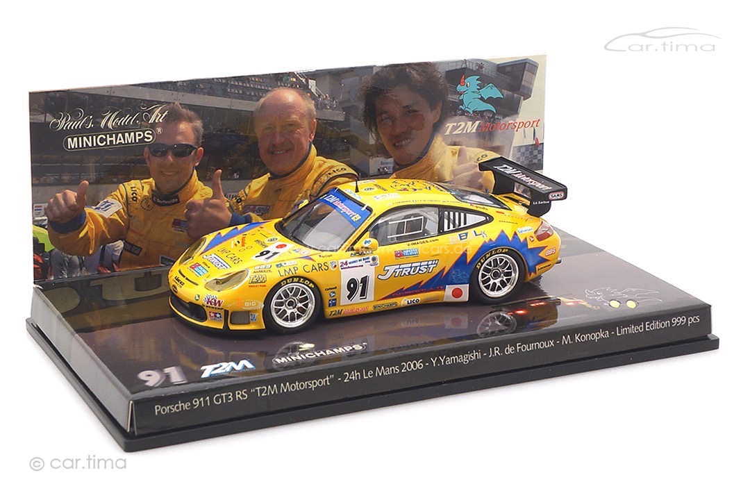 Porsche 911 (996) GT3 RS 24h Le Mans 2006 de Fournoux/Konopka/Yamagishi Minichamps 1:43 403066991