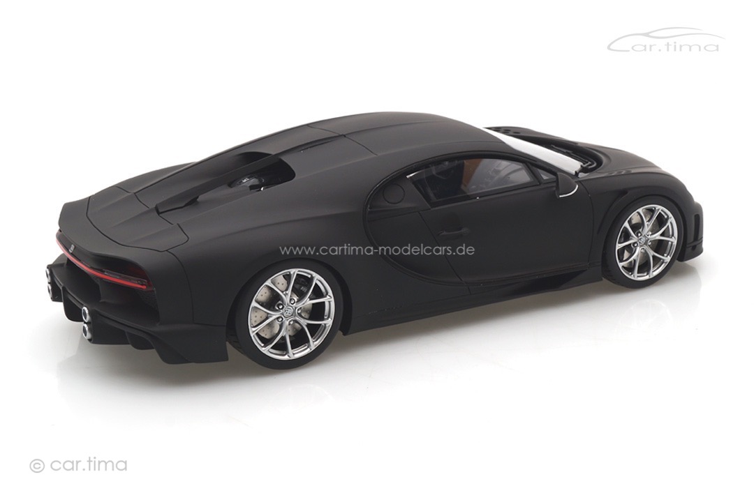 Bugatti Chiron Super Sport 300+ black matte TopSpeed 1:18 TS0346