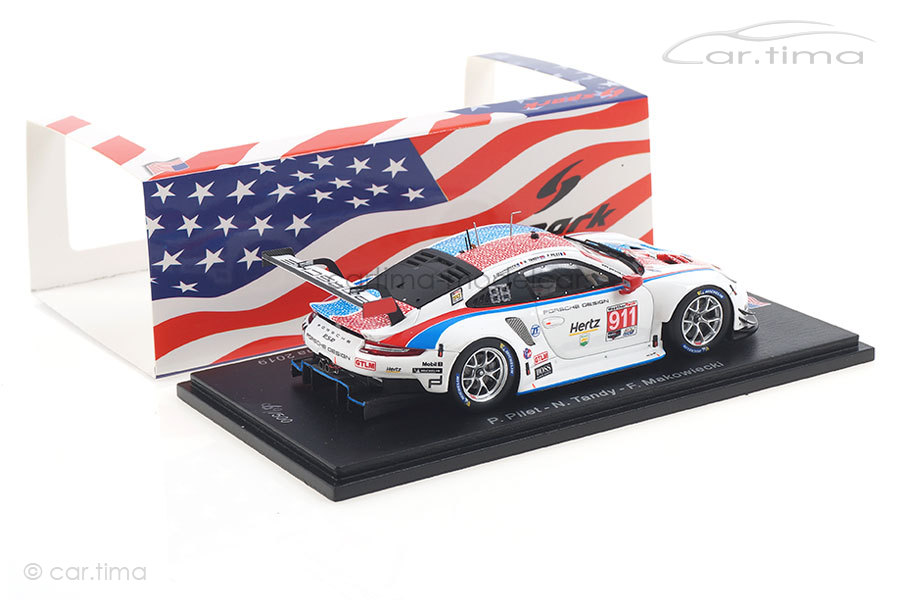 Porsche 911 RSR 24h Daytona 2019 Makowiecki/Pilet/Tandy Spark 1:43 US073 Porsche 911 RSR 24h Daytona 2019 Makowiecki/Pilet/Tandy Spark 1:43 US073