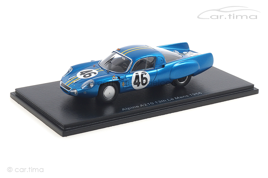 Alpine A210 24h Le Mans 1966 Bianchi/Vinatier Spark 1:43 S5475 Alpine A210 24h Le Mans 1966 Bianchi/Vinatier Spark 1:43 S5475