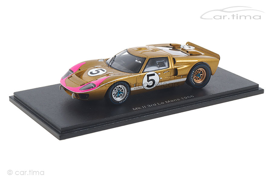 Ford GT40 MKII 24h Le Mans 1966 Bucknum/Hutcherson Spark 1:43 S4076 Ford GT40 MKII 24h Le Mans 1966 Bucknum/Hutcherson Spark 1:43 S4076