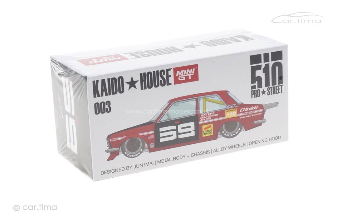 Datsun 510 Pro Street SK510 Kaido House rot MINI GT 1:64 KHMG003