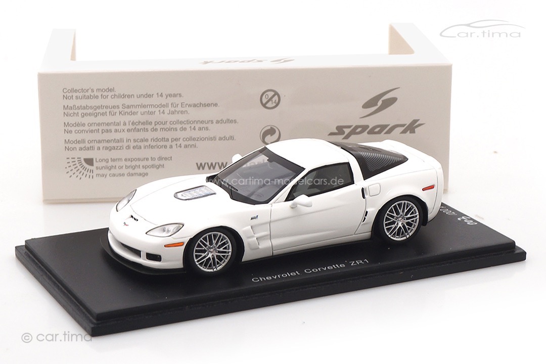 Chevrolet Corvette ZR1 weiß Spark 1:43 PD04312006