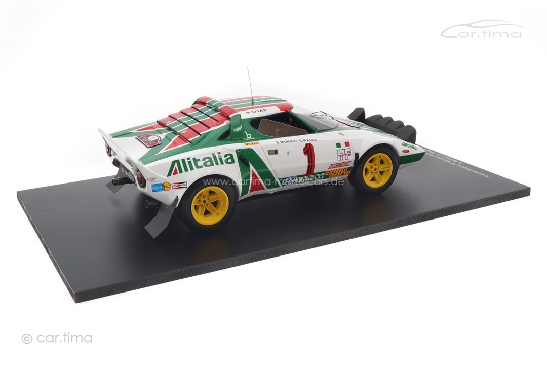 Lancia Stratos HF Winner Rallye Monte Carlo 1977 Munari/Maiga Spark 1:18 18S535