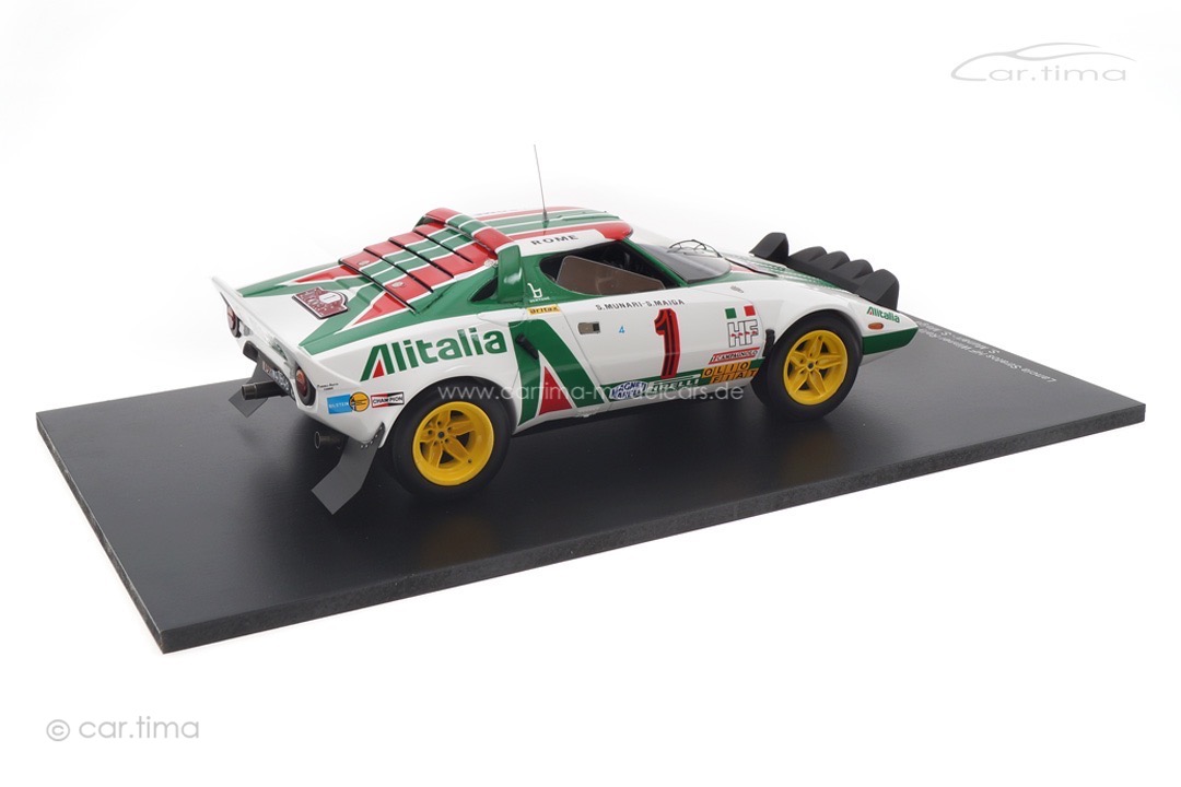 Lancia Stratos HF Winner Rallye Monte Carlo 1977 Munari/Maiga Spark 1:18 18S535 Lancia Stratos HF Winner Rallye Monte Carlo 1977 Munari/Maiga Spark 1:18 18S535