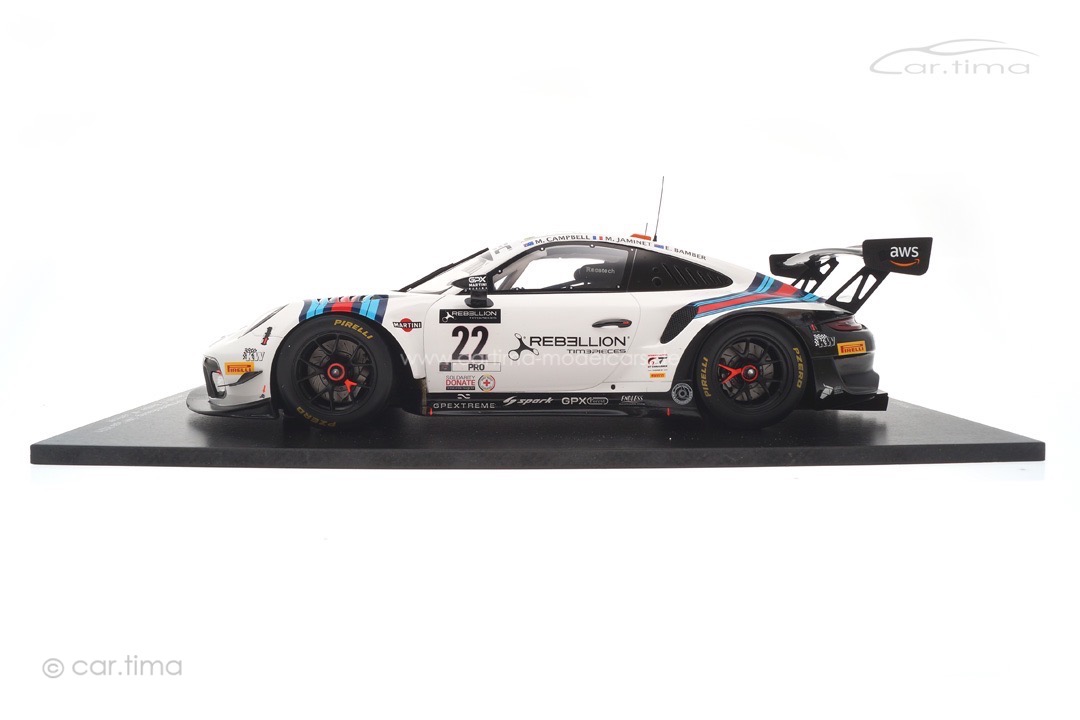 Porsche 911 GT3 R 24h Spa 2021 Campbell/Bamber/Jaminet Spark 1:18 18SB038