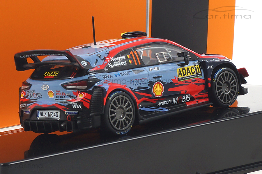 Hyundai i20 WRC Deutschland Rallye 2019 Neuville/Gilsoul IXO 1:43 RAM729 Hyundai i20 WRC Deutschland Rallye 2019 Neuville/Gilsoul IXO 1:43 RAM729