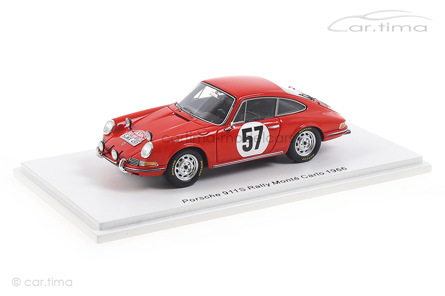 Porsche 911 S Rallye Monte Carlo 1966 Buchet/Schlesser Spark 1:43 S6603