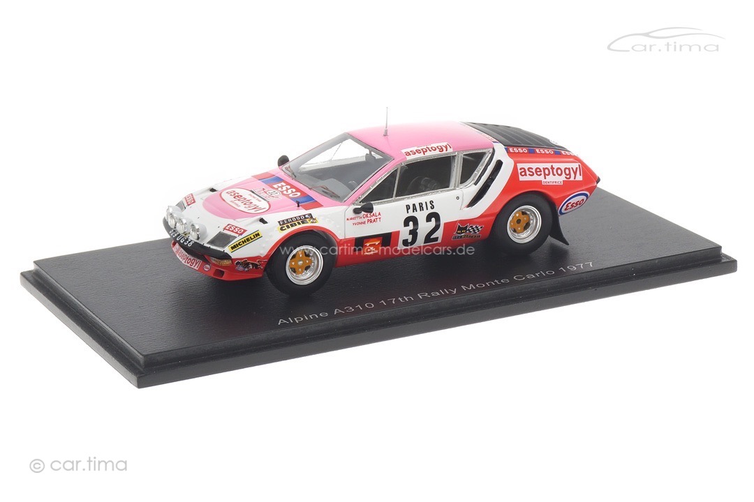 Alpine A310 Rallye Monte Carlo 1977 Oksala/Mehta Spark 1:43 S5468 Alpine A310 Rallye Monte Carlo 1977 Oksala/Mehta Spark 1:43 S5468