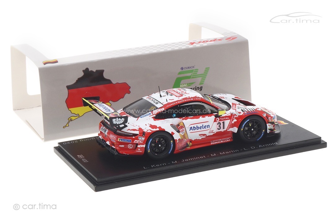 Porsche 911 GT3 R 24h Nürburgring 2020 Arnold/Jaminet/Kern/Martin Spark 1:43 SG686