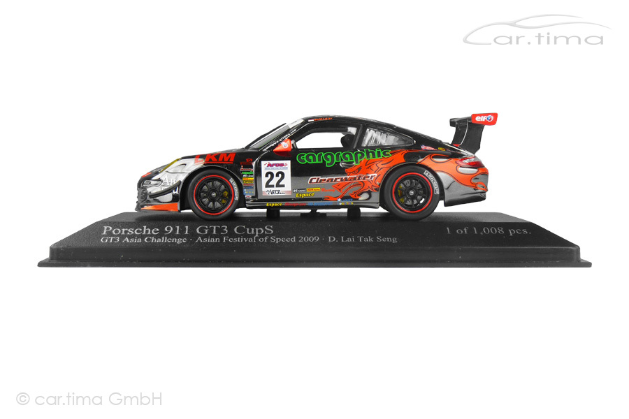 Porsche 911 (997) GT3 Cup S Asian Festival of Speed 2009 Lai Tak Seng Minichamps 1:43 400097922