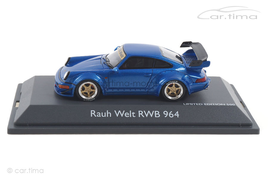 Rauh Welt RWB Porsche 911 (964) blau Schuco 1:43 450911400 Rauh Welt RWB Porsche 911 (964) blau Schuco 1:43 450911400
