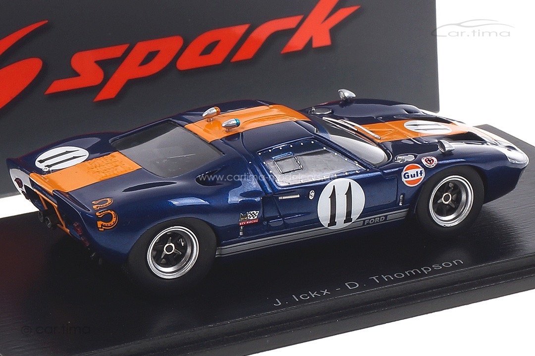 Ford GT40 6h Daytona 1967 Ickx/Thompson Spark 1:43 S4541 Ford GT40 6h Daytona 1967 Ickx/Thompson Spark 1:43 S4541