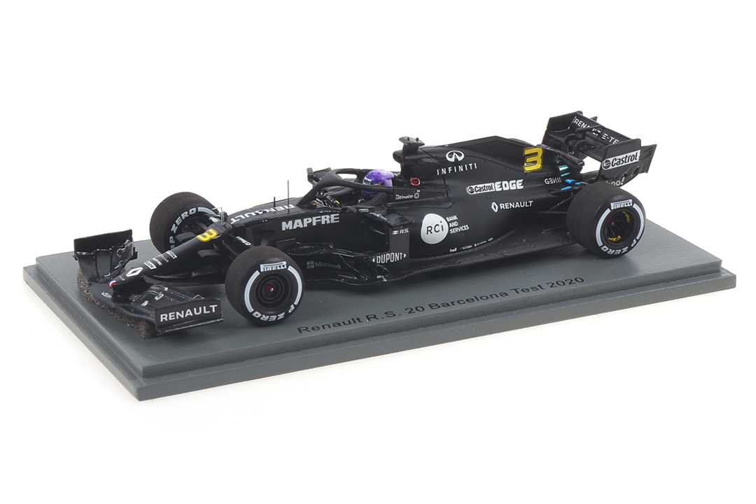 Renault R.S. 20 F1 Test 2020 Daniel Ricciardo Spark 1:43 S6456 Renault R.S. 20 F1 Test 2020 Daniel Ricciardo Spark 1:43 S6456