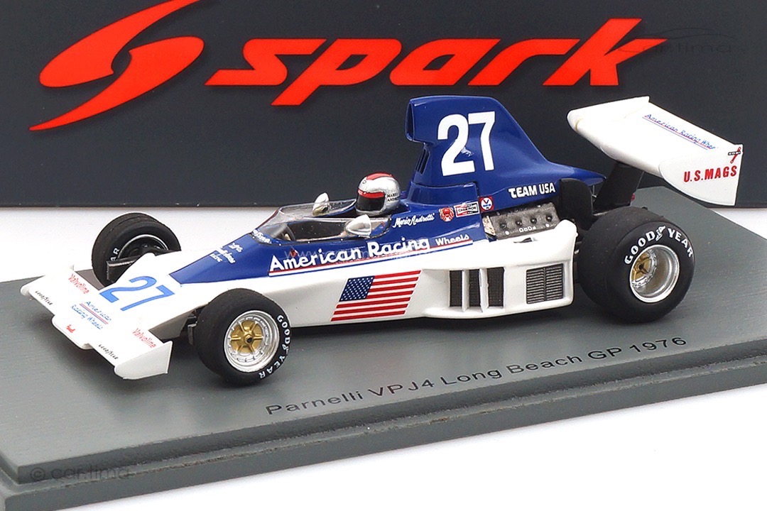 Parnelli VPJ4B GP Long Beach 1976 Mario Andretti Spark 1:43 S1891