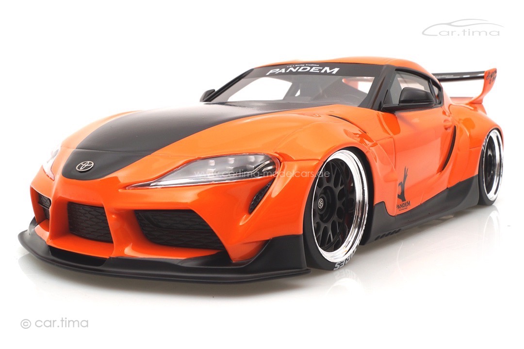 Pandem Toyota GR Supra V1.0 orange TopSpeed 1:18 TS0359 Pandem Toyota GR Supra V1.0 orange TopSpeed 1:18 TS0359