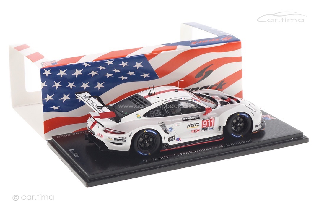 Porsche 911 RSR 24h Daytona 2020 Campbell/Makowiecki/Tandy Spark 1:43 US122
