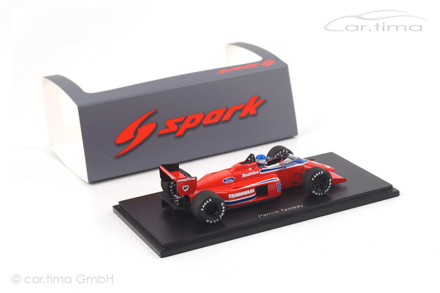 Lola THL2 GP Belgien 1986 Patrick Tambay Spark 1:43 S1789 Lola THL2 GP Belgien 1986 Patrick Tambay Spark 1:43 S1789