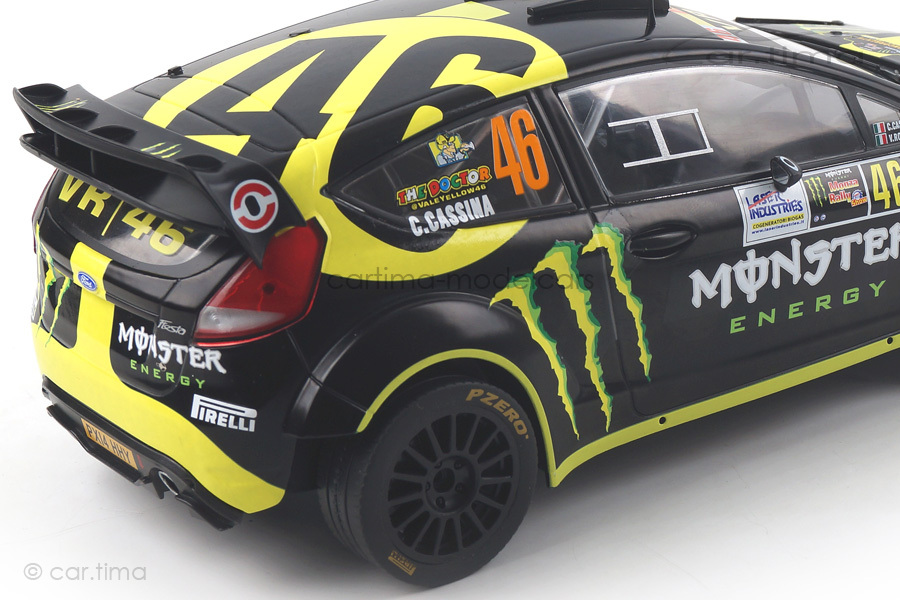 Ford Fiesta RS WRC Monza Rally 2014 Rossi/Cassina IXO Models 1:18 18RMC014