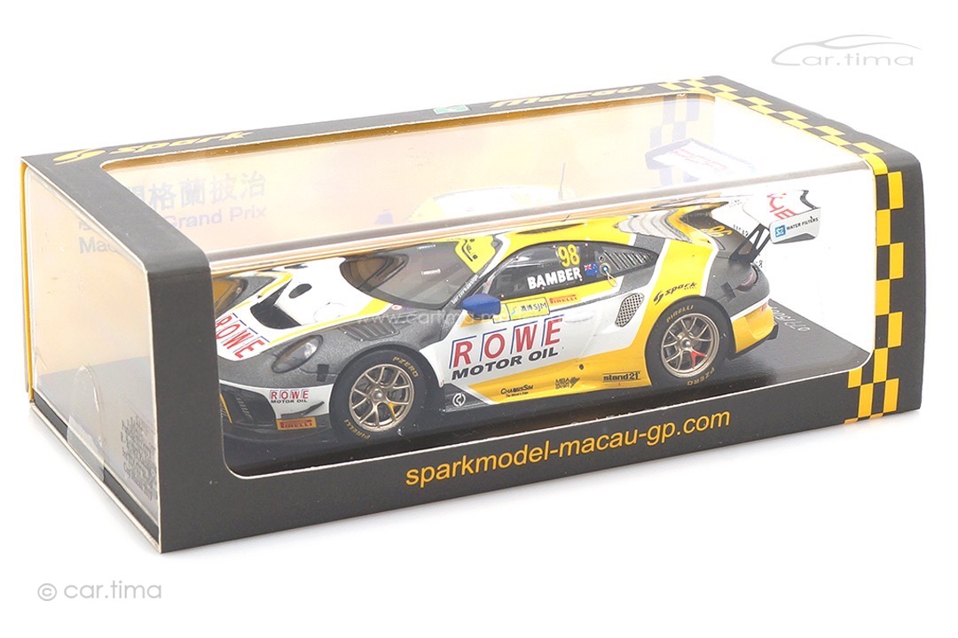 Porsche 911 GT3 R Macau 2019 Earl Bamber Spark 1:43 SA211
