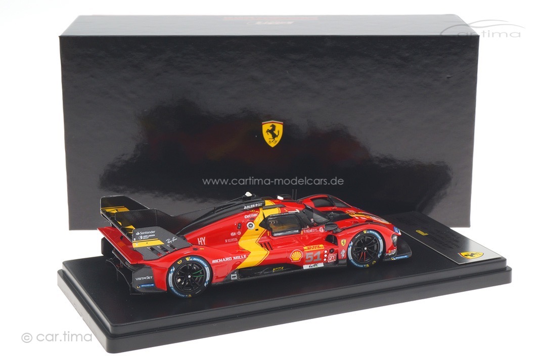 Ferrari 499P WEC 6 hrs. Spa 2023 Calado/Giovinazzi/Pier Guidi BBR 1:43 CS004 Ferrari 499P WEC 6 hrs. Spa 2023 Calado/Giovinazzi/Pier Guidi BBR 1:43 CS004
