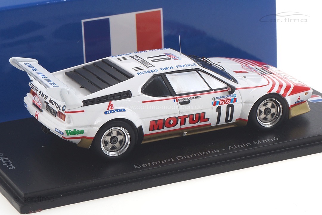BMW M1 Tour de Corse 1982 Darniche/Mahé Spark 1:43 SF144 BMW M1 Tour de Corse 1982 Darniche/Mahé Spark 1:43 SF144