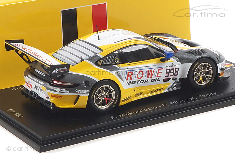 Porsche 911 GT3 R 24h Spa 2019 Makowiecki/Pilet/Tandy Spark 1:43 SB252 Porsche 911 GT3 R 24h Spa 2019 Makowiecki/Pilet/Tandy Spark 1:43 SB252
