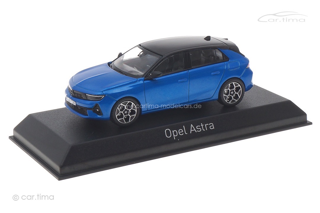 Opel Astra 2022 blau met. Norev 1:43 360060
