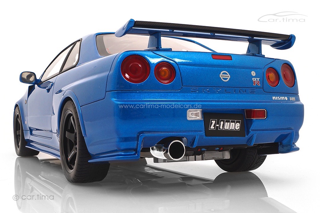 NISMO R34 GT-R Z-tune Bayside Blue OttOmobile 1:12 G082