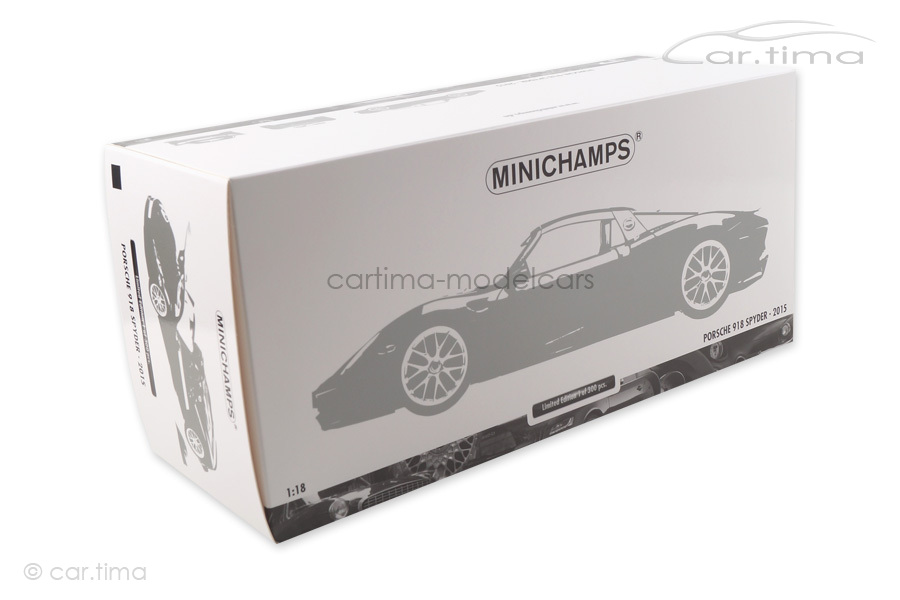 Porsche 918 Spyder Weissach Package matt schwarz Minichamps 1:18 110062444 Porsche 918 Spyder Weissach Package matt schwarz Minichamps 1:18 110062444