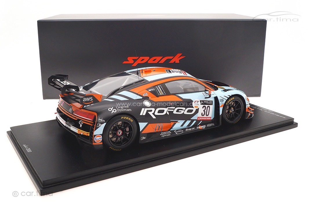 Audi R8 LMS GT3 Winner Silver Cup class 24h Spa 2022 Simmenauer/Goethe/Neubauer Spark 1:18 18SB052