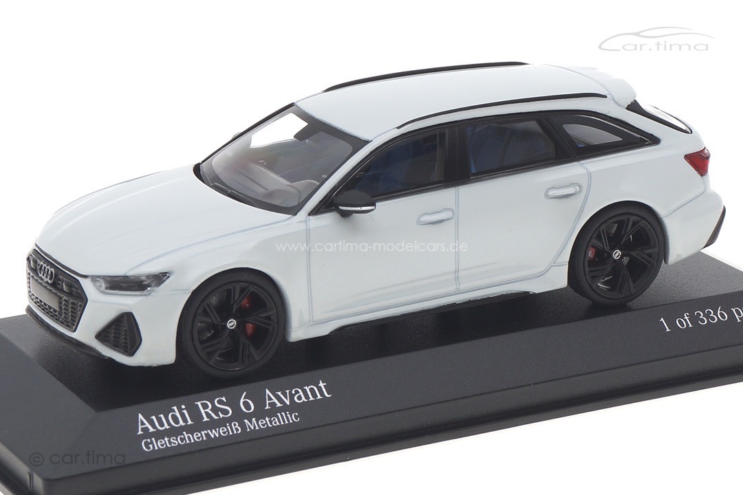 Audi RS6 Avant 2019 weiß met. Minichamps 1:43 410018012