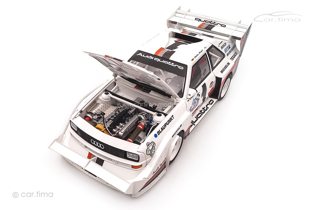 Audi Sport quattro S1 Winner Pikes Peak 1987 Walter Röhrl AUTOart 1:18 88700 Audi Sport quattro S1 Winner Pikes Peak 1987 Walter Röhrl AUTOart 1:18 88700