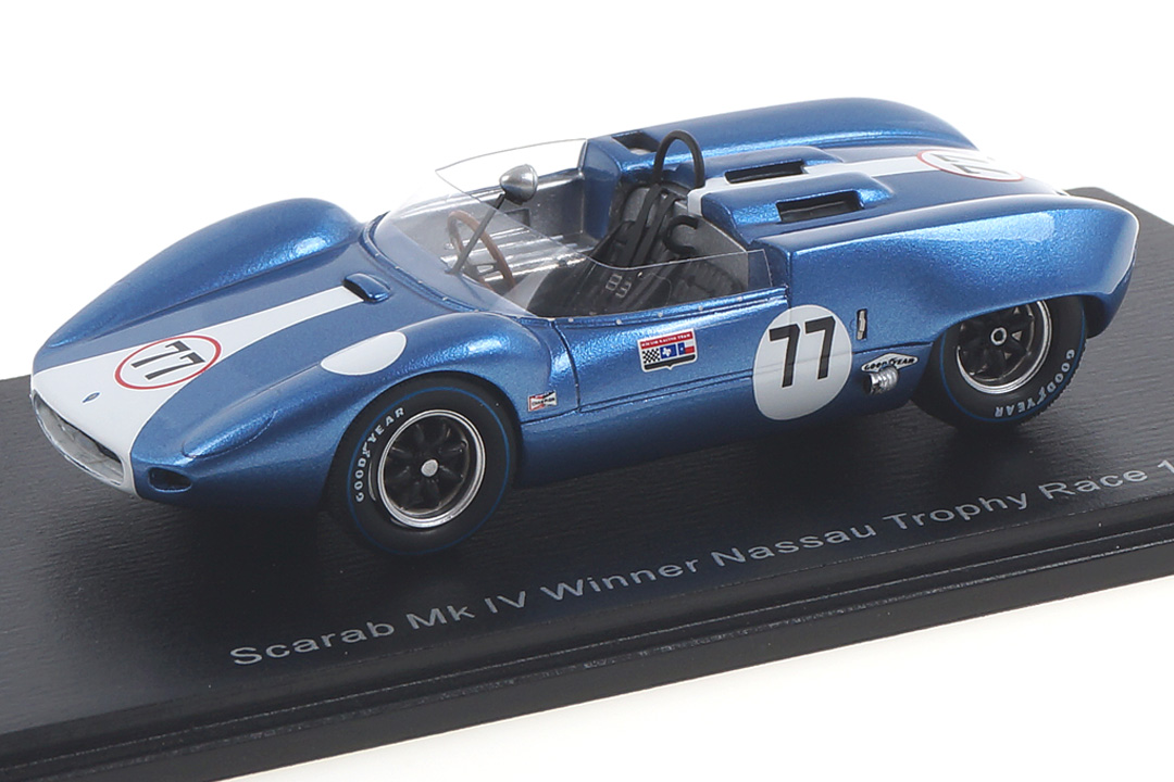 Scarab MK IV Winner Nassau Trophy Race 1963 A.J. Foyt Spark 1:43 US109 Scarab MK IV Winner Nassau Trophy Race 1963 A.J. Foyt Spark 1:43 US109