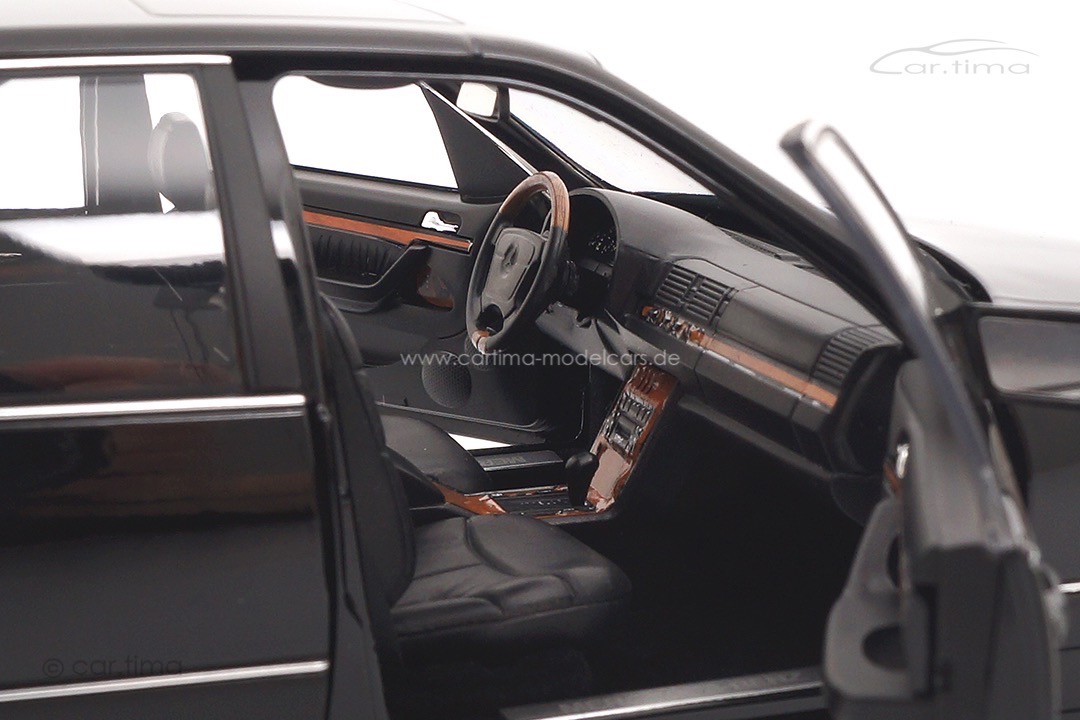 Mercedes-Benz S-Klasse S600 W140 Limousine Obsidian black met. Norev 1:18 183045