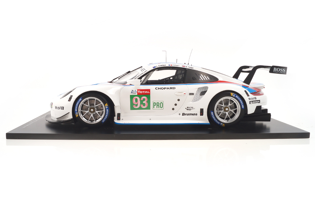 Porsche 911 RSR 24h Le Mans 2019 Bamber/Pilet/Tandy Spark 1:12 12S020