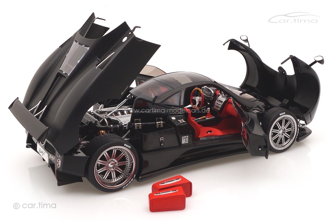 Pagani Zonda F 2005 2015 Matt Black Almost Real 1:18 850403001