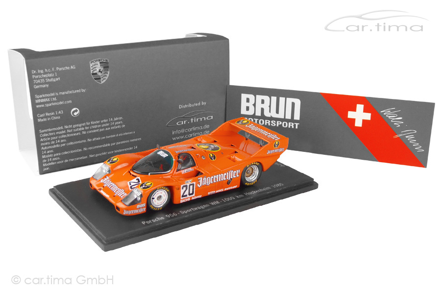 Porsche 956 Sportwagen WM 1000 km Hockenheim 1985 Berger/Brun Spark 1:43 CAP04311023 Porsche 956 Sportwagen WM 1000 km Hockenheim 1985 Berger/Brun Spark 1:43 CAP04311023