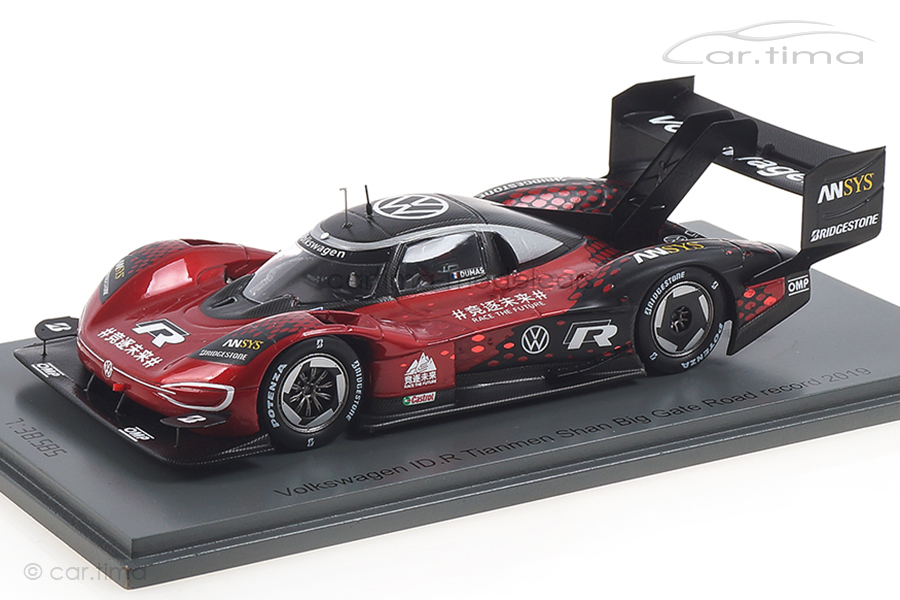 Volkswagen VW ID.R Tianmen Record 2019 Romain Dumas Spark 1:43 S7830 Volkswagen VW ID.R Tianmen Record 2019 Romain Dumas Spark 1:43 S7830