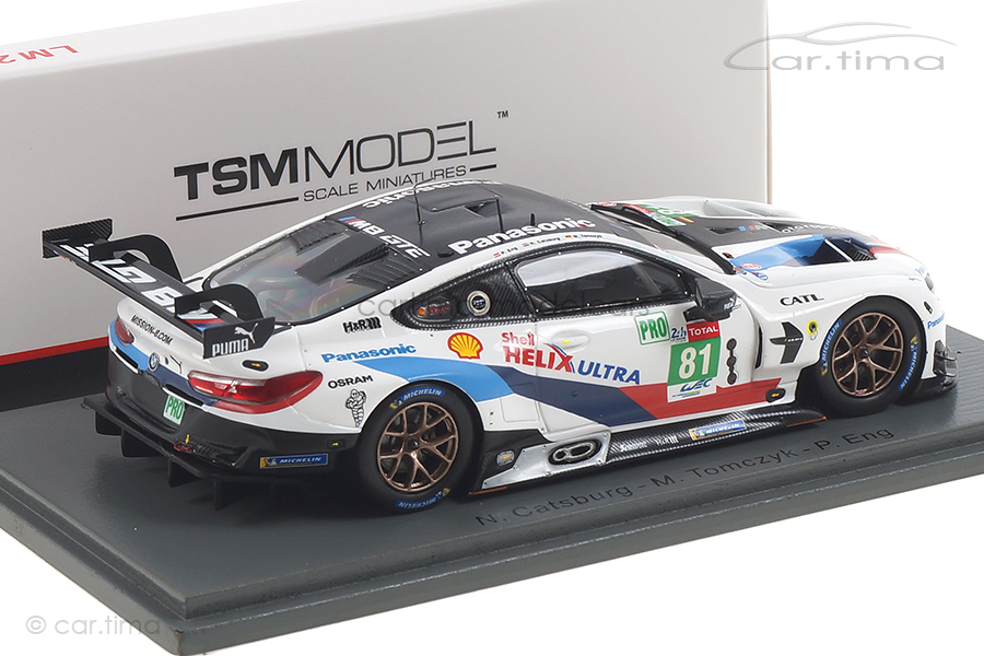 BMW M8 GTE 24h Le Mans 2019 Catsburg/Eng/Tomczyk TSM 1:43 TSM430473 BMW M8 GTE 24h Le Mans 2019 Catsburg/Eng/Tomczyk TSM 1:43 TSM430473