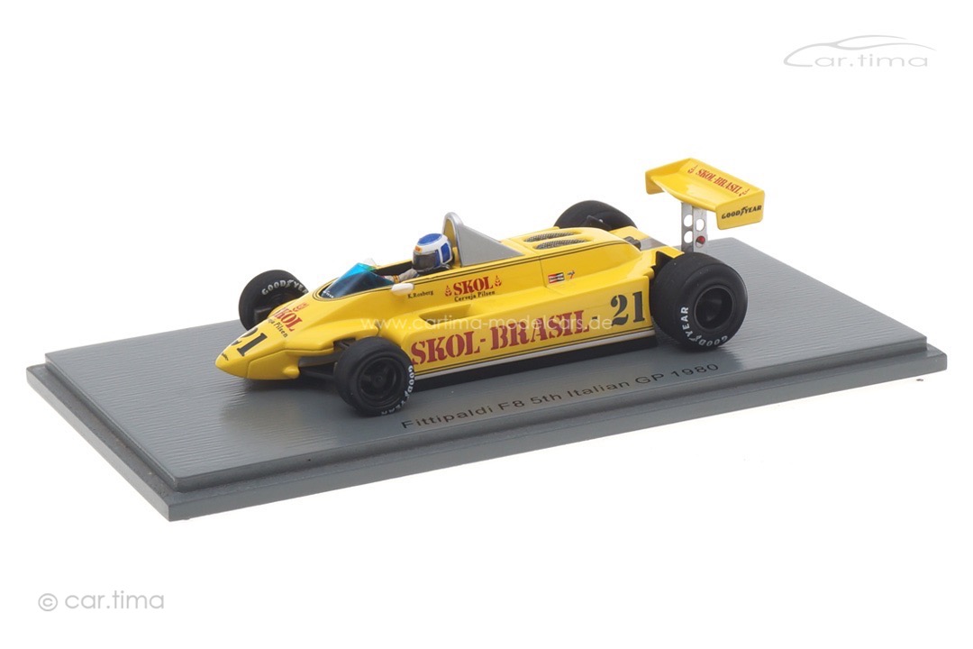 Fittipaldi F8C GP Italien 1981 Keke Rosberg Spark 1:43 S4581