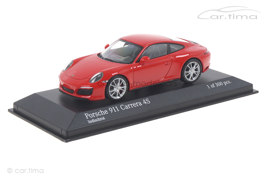 Porsche 911 (991 II) Carrera 4S Indischrot Minichamps 1:43 410067240