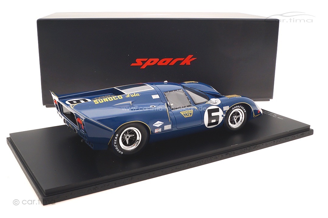 Lola T70 MK3 Winner Daytona 24h 1969 Donohue/Parsons Spark 1:18 18DA69