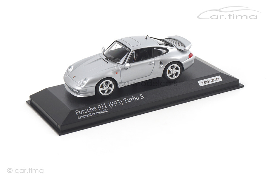 Porsche 911 (993) Turbo S Arktissilber Minichamps 1:43 CA04316002 Porsche 911 (993) Turbo S Arktissilber Minichamps 1:43 CA04316002
